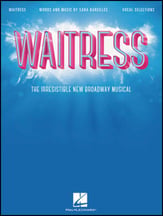 Waitress piano sheet music cover